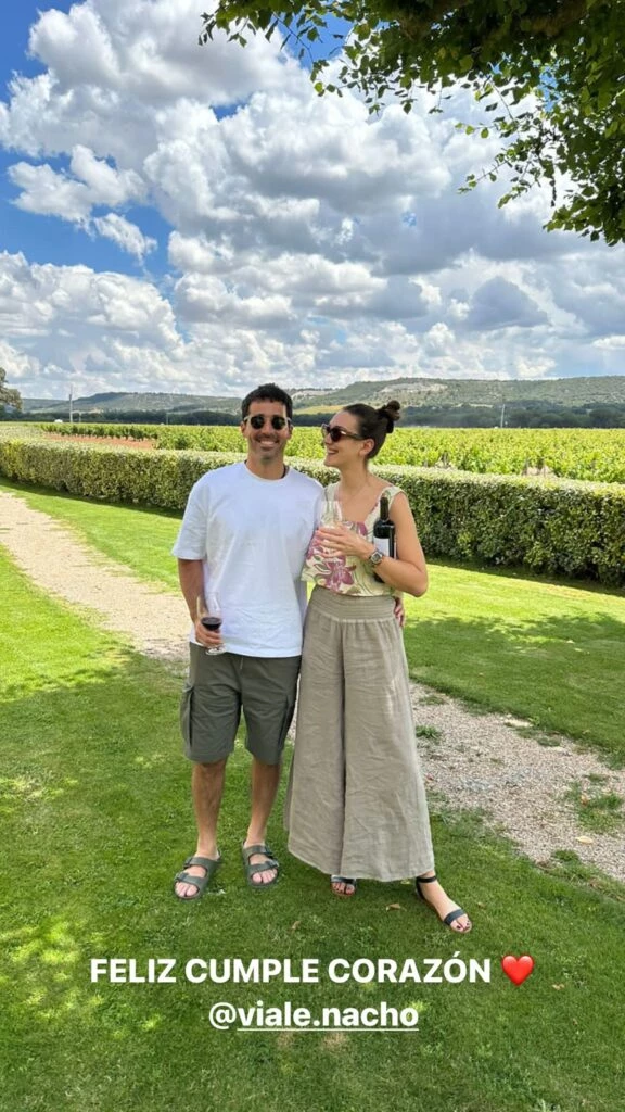 Las palabras de Lucía Pedraza a Nacho Viale por su cumpleaños