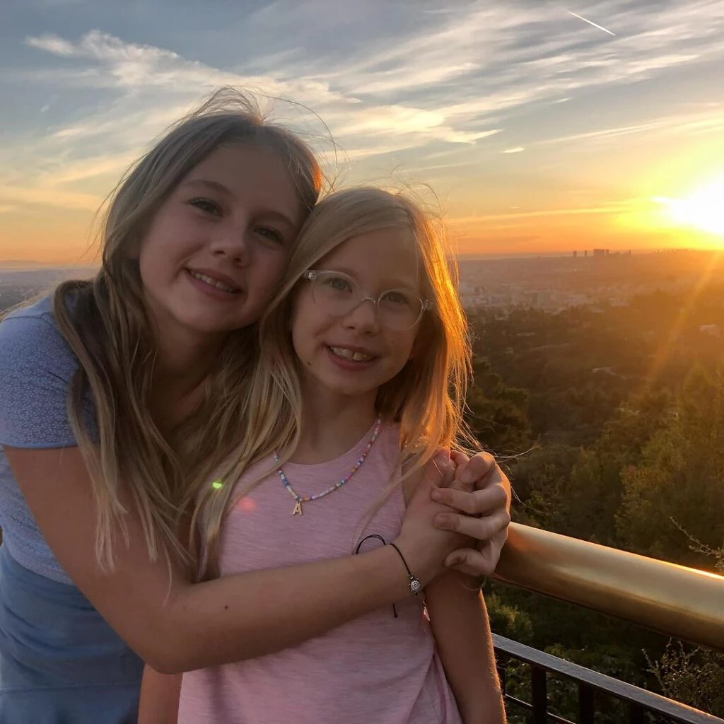 Las hijas de Christian Oliver. Foto:  IG.