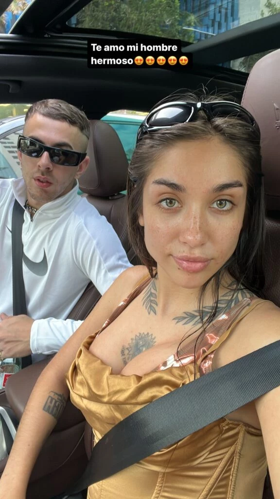 María Becerra le dedicó un tierno mensaje a su pareja, Rei