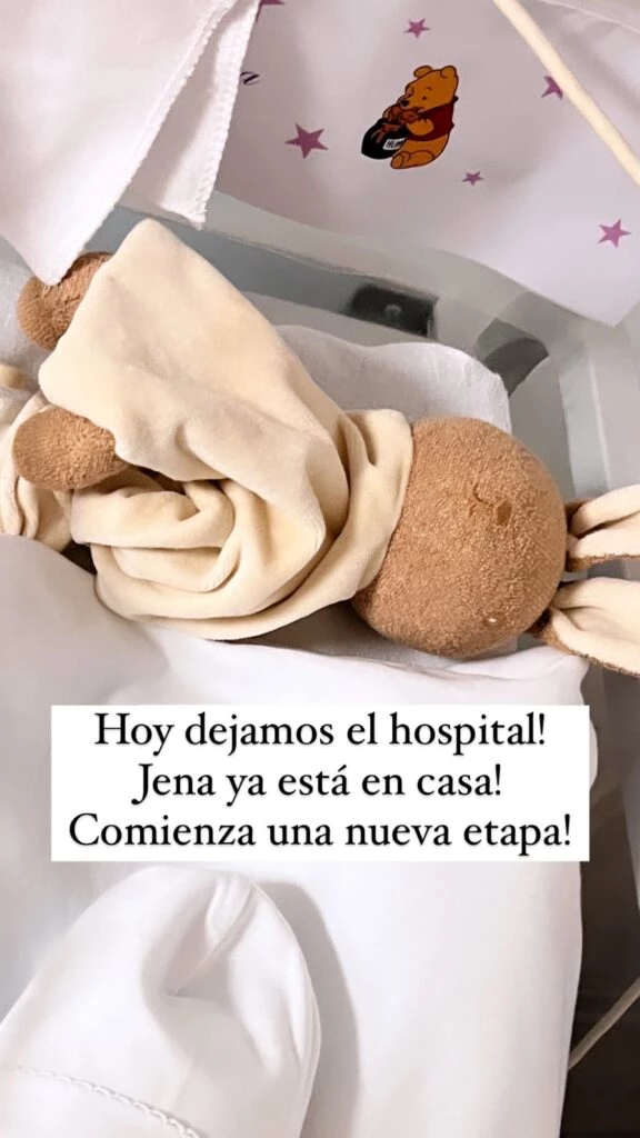 La felicidad de Gabriela Arias Uriburu: Jena, su nietita, recibió el alta