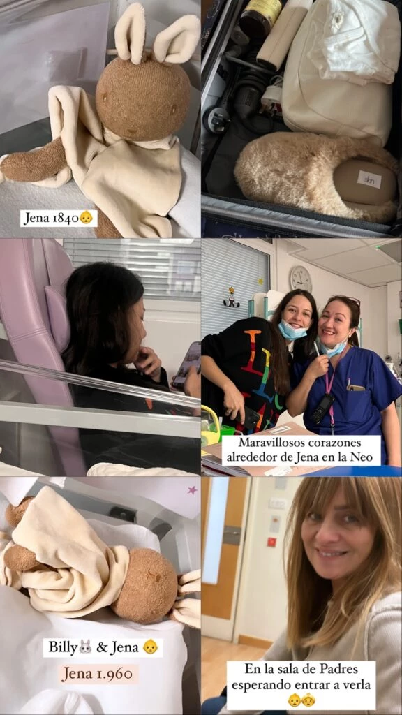 La felicidad de Gabriela Arias Uriburu: Jena, su nietita, recibió el alta