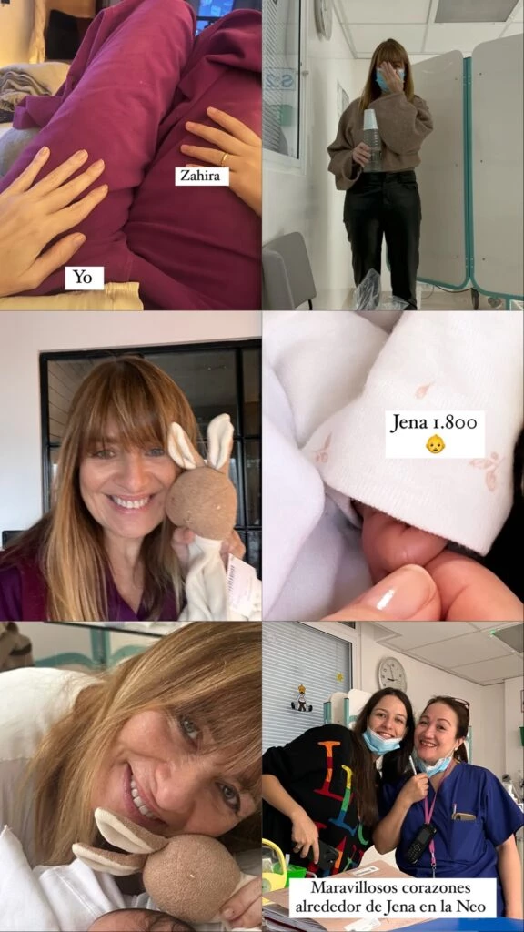 La felicidad de Gabriela Arias Uriburu: Jena, su nietita, recibió el alta