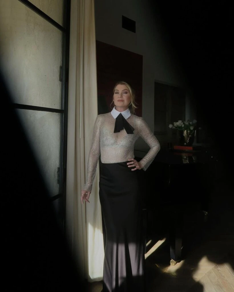 el look de ellen pompeo en los emmys 2024