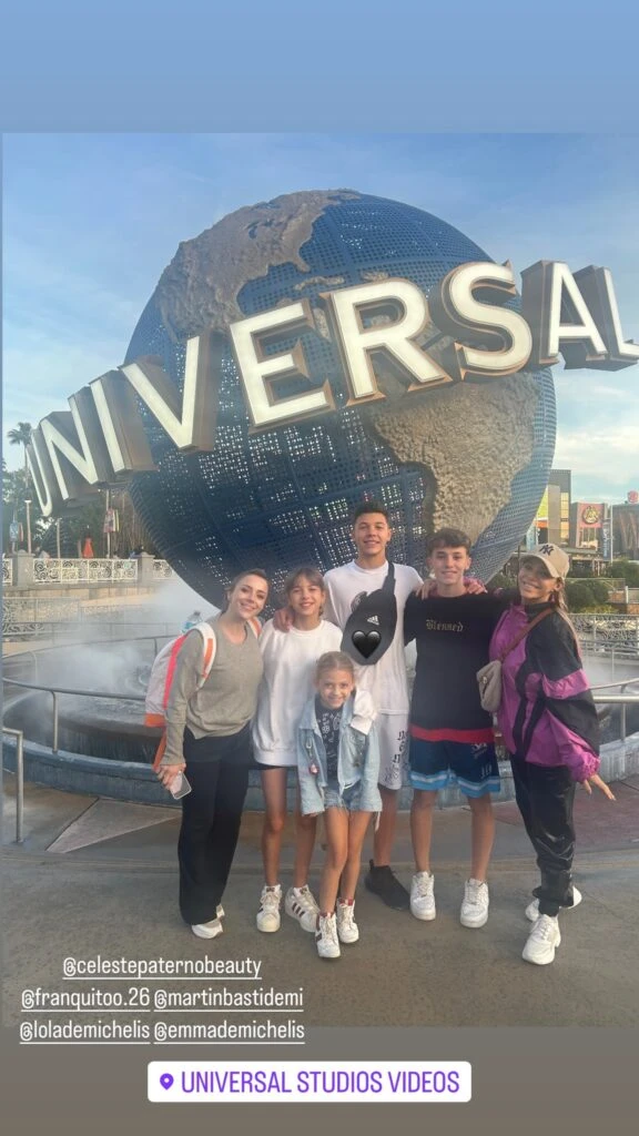 Las fotos de las vacaciones de Evangelina Anderson junto a su familia en Disney