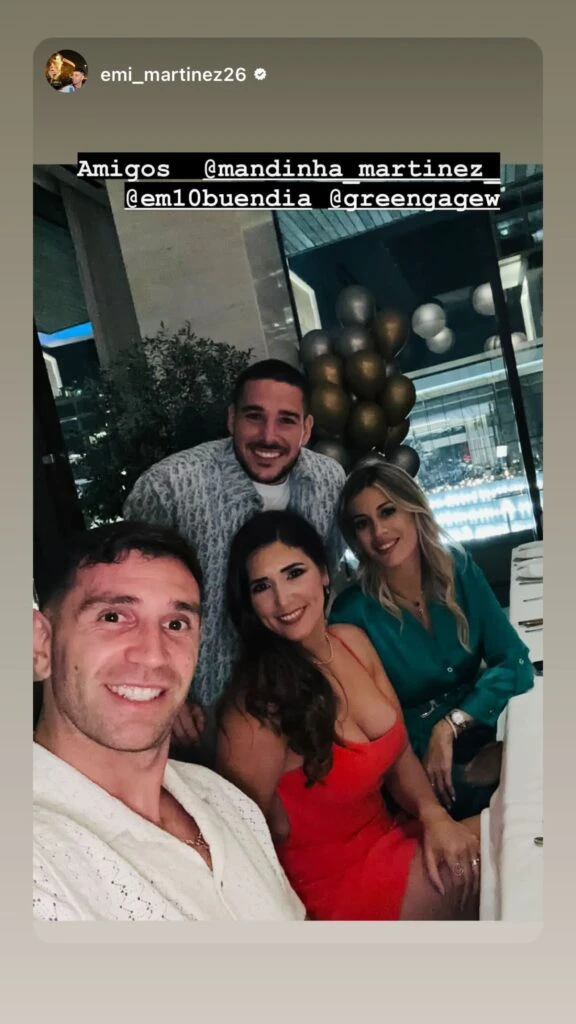 Las fotos del cumpleaños de Mandinha Martínez, la esposa del Dibu Martínez