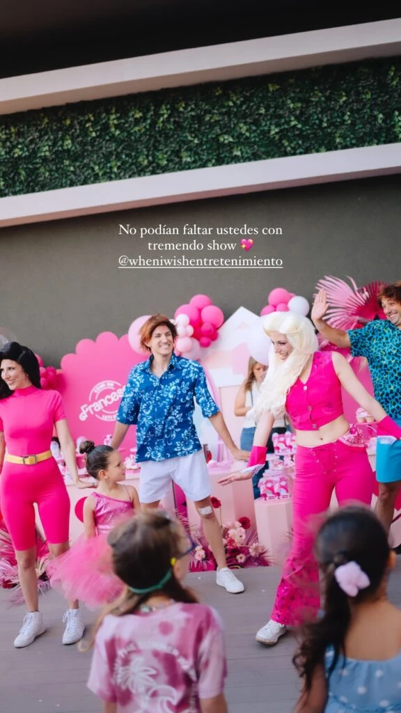 Las fotos del cumpleaños de Francesca, la hija de Cami Homs