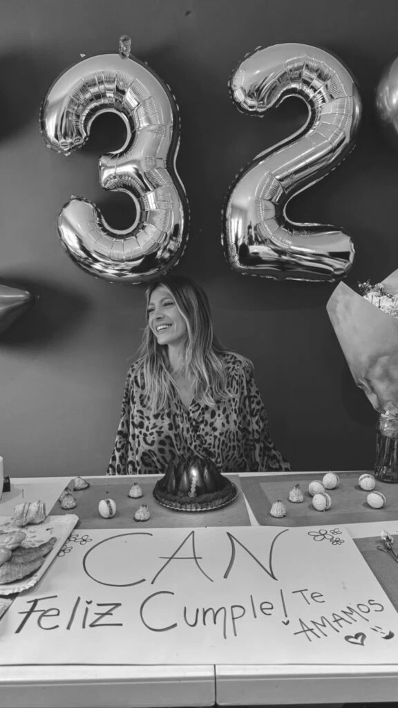 Las fotos del cumpleaños número 32 de Cande Ruggeri en España FOTO: IG