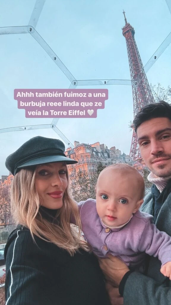 Las fotos del primer viaje de Vita, la hija de Cande Ruggeri, a París