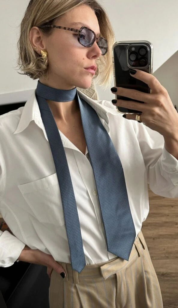 Alerta tendencia: cómo armar un buen look con corbata, el ítem de moda de este verano