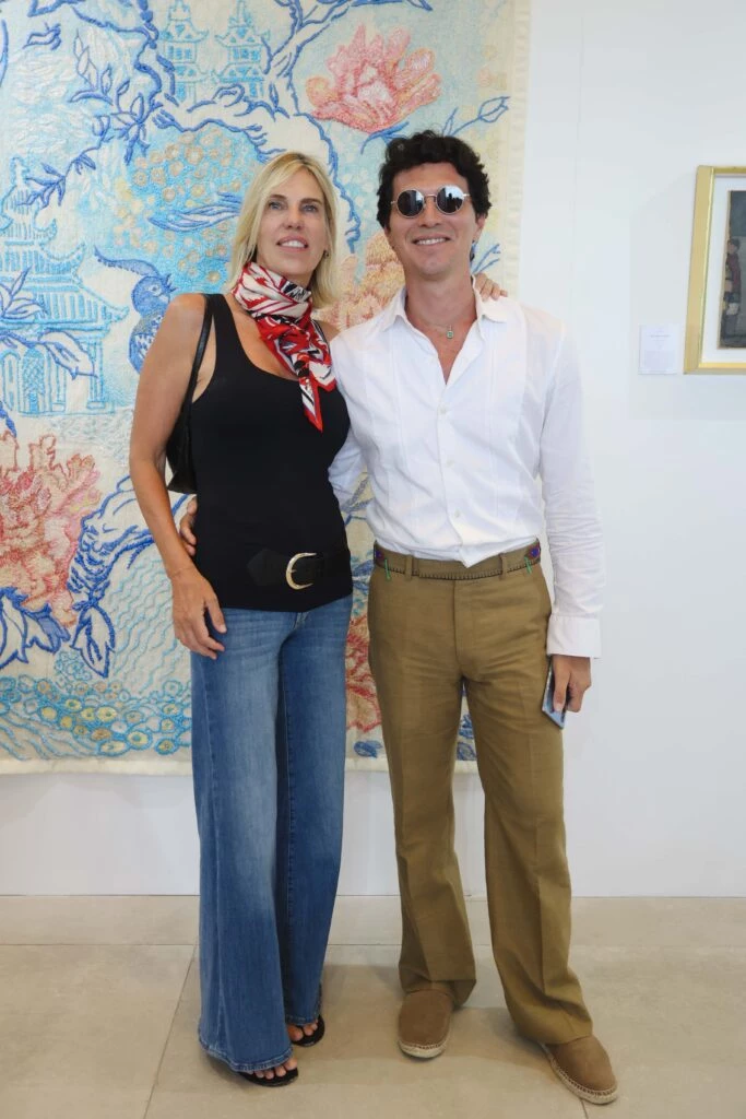 Alejandra Hoeffner y Facundo Garayalde en el preview de la décima edición de ESTE ARTE