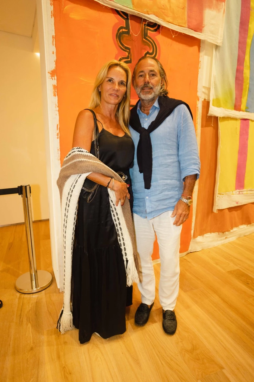Alejandro Ginevra y Mercedes en la inauguración de la Fundación Cervieri Monsuárez