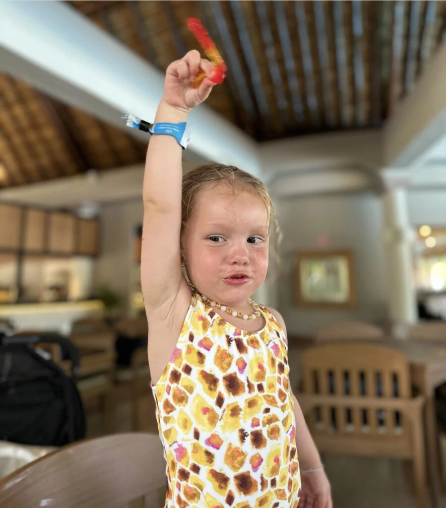 Ana García Moritán enojada durante sus vacaciones en México. Foto: Instagram. 