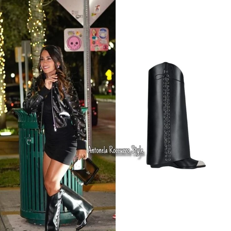 Antonela Roccuzzo salió a cenar con Leo Messi y marcó tendencia con su outfit