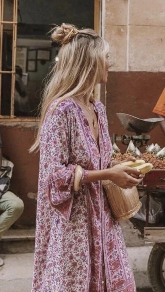 Así se usa el estilo boho este verano 24. Foto: Pinterest. 