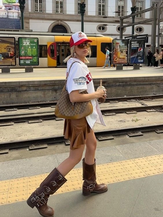 Marrón y blanco, tendencia 2024