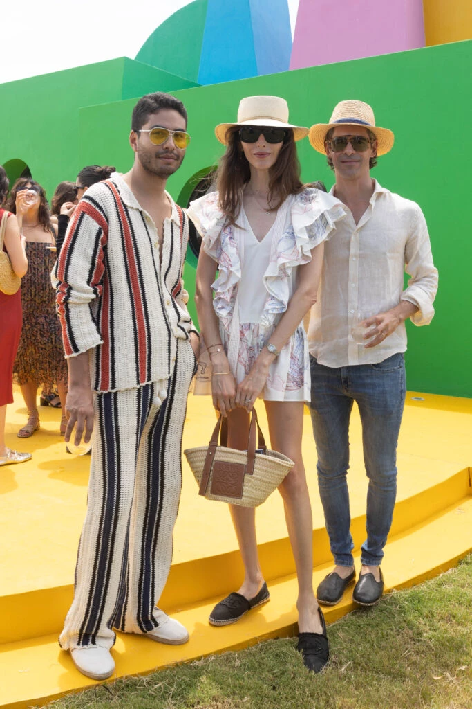 Braian Berón, Dafne Cejas y Andrés Cigorraga en Fundación Ama Amoedo en el marco del Programa VIP de Este Arte