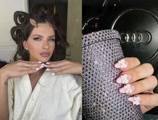 Coquette nails, la tendencia que adoptó la China Suárez