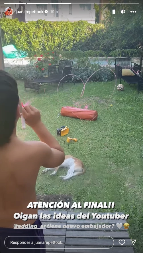 Juana Repetto mostró su casa nueva