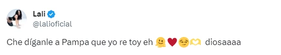 La respuesta de Lali Espósito a Pampita