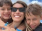 Pampita, de vacaciones en Cancún con sus hijos