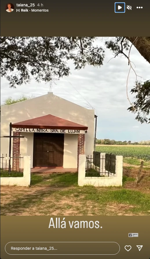 Jorge Taiana compartió la imagen de una capilla y dio un sugestivo mensaje sobre su casamiento con Claudia Villafañe