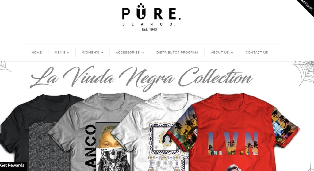 La colección La Viuda Negra que vende Blanco