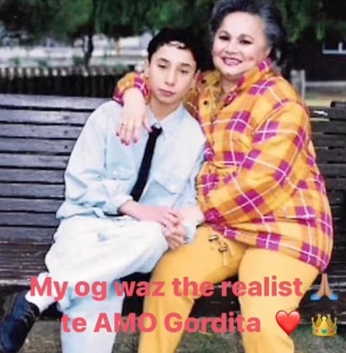 Griselda y su hijo