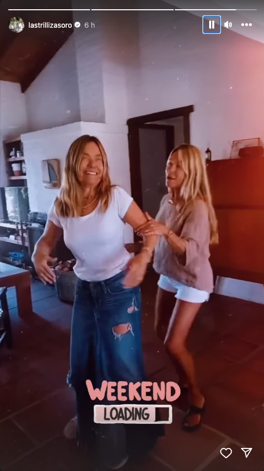 María Laura y María Emilia se divierten en Punta del Este