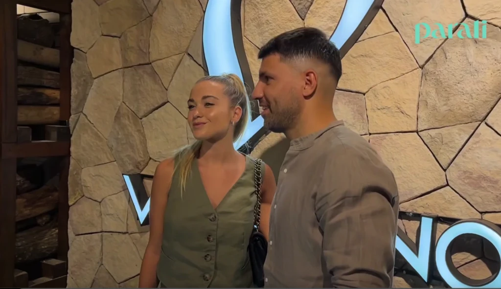 El Kun Agüero y Sofía Calzetti compartieron una salida romántica