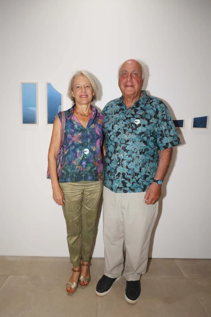 Carlos Abboud y su mujer Virginie Isbell en el preview de la décima edición de ESTE ARTE