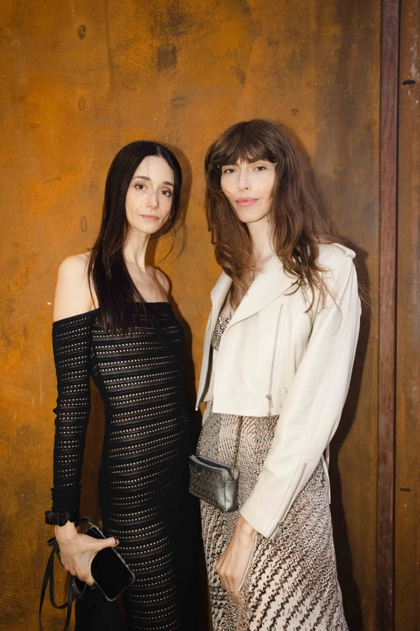 Ceci Mendez y Dafne Cejas en la inauguración de la Fundación Cervieri Monsuárez