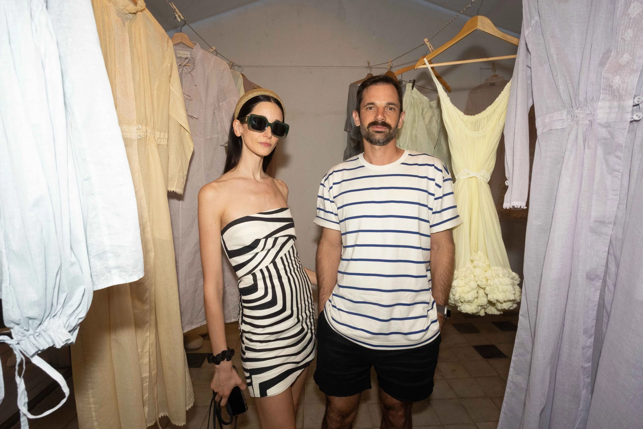 Ceci Mendez y Diego Zuko celebrando los 25 años de Paula Martini 