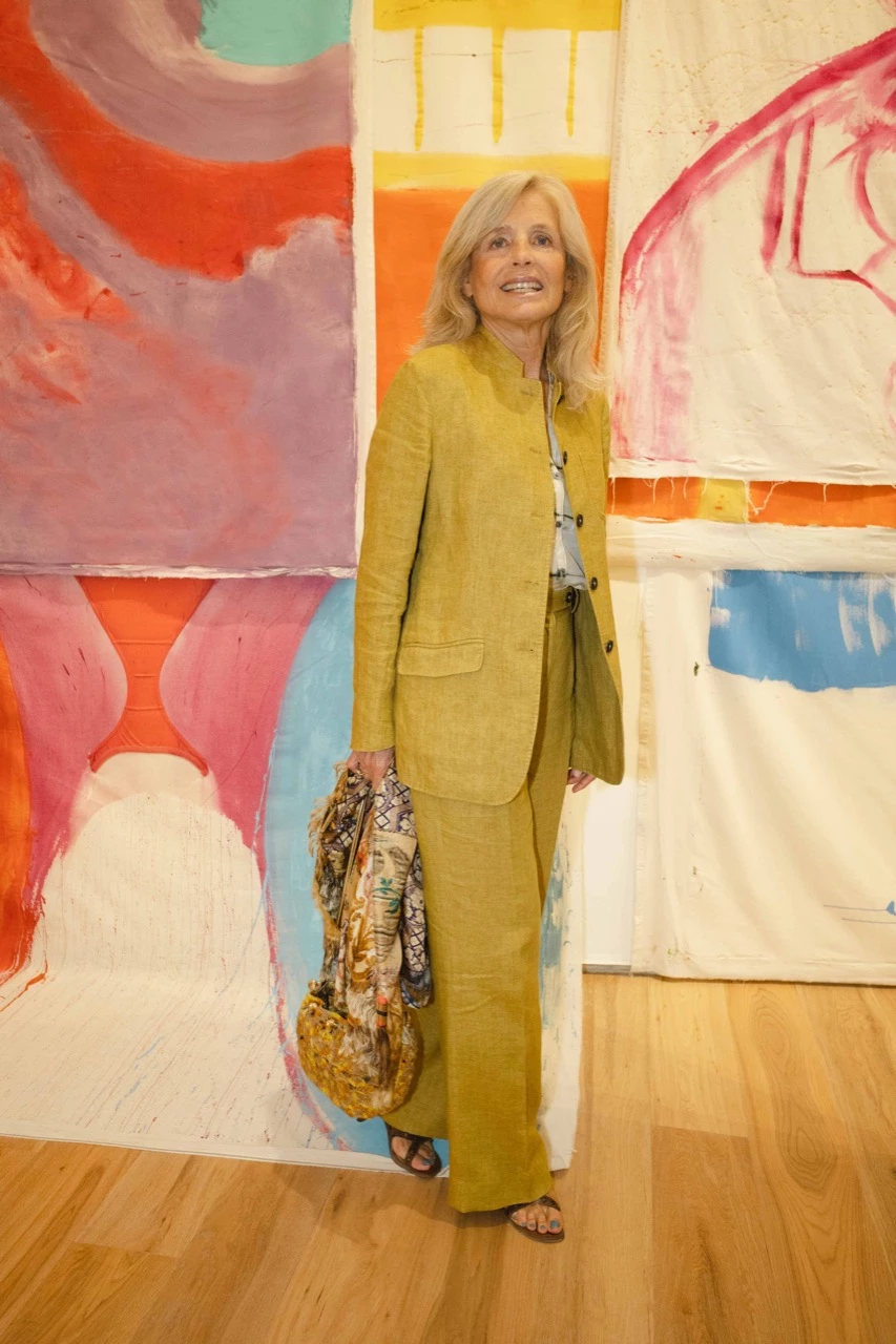 Cecilia Zuberbuhler en la inauguración de la Fundación Cervieri Monsuárez