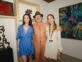 Chiara Baccanelli, Roberto Vivo e Isabel Tassara de Coral Contemporary Art Gallery en el preview de la décima edición de ESTE ARTE
