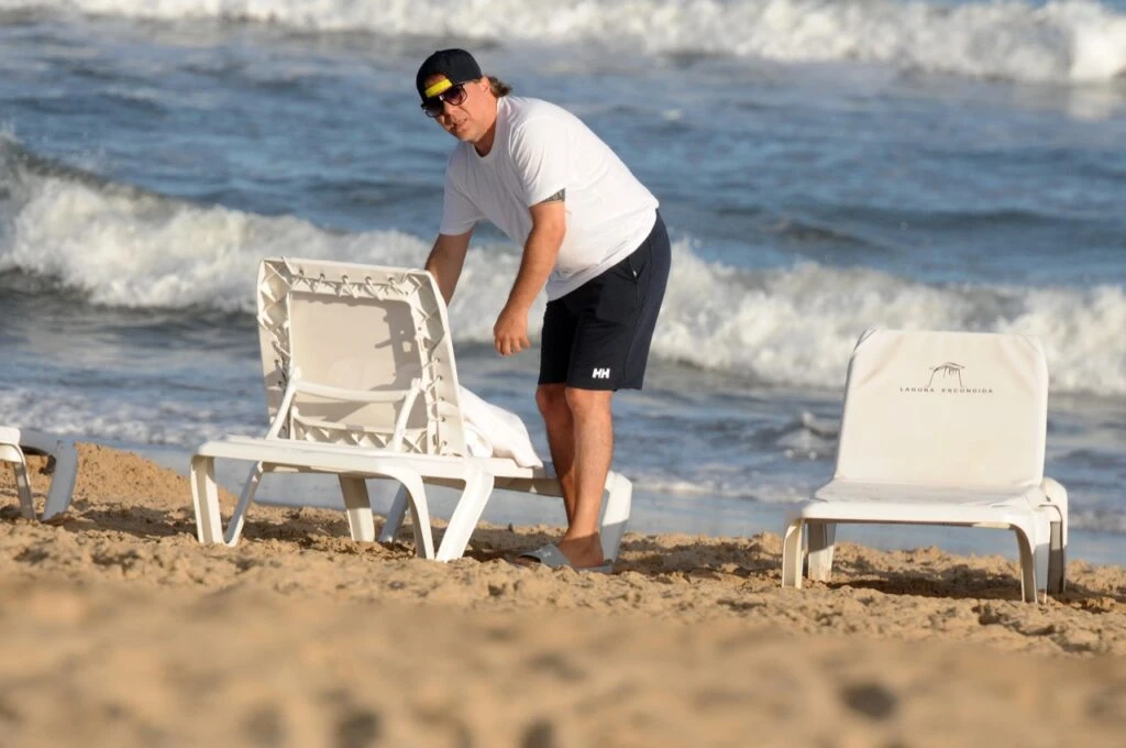 Cristian Castro y novia