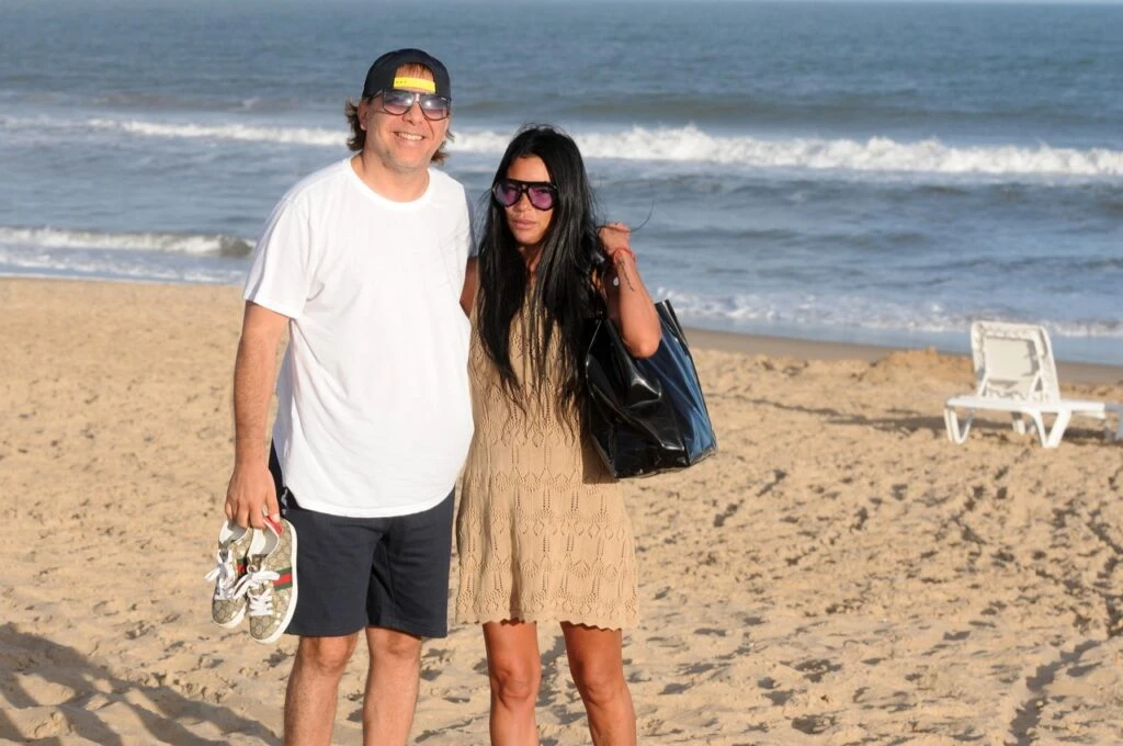 Cristian Castro y novia