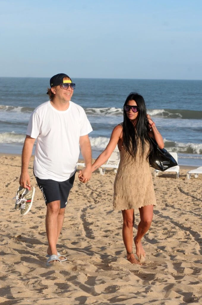 Cristian Castro y novia