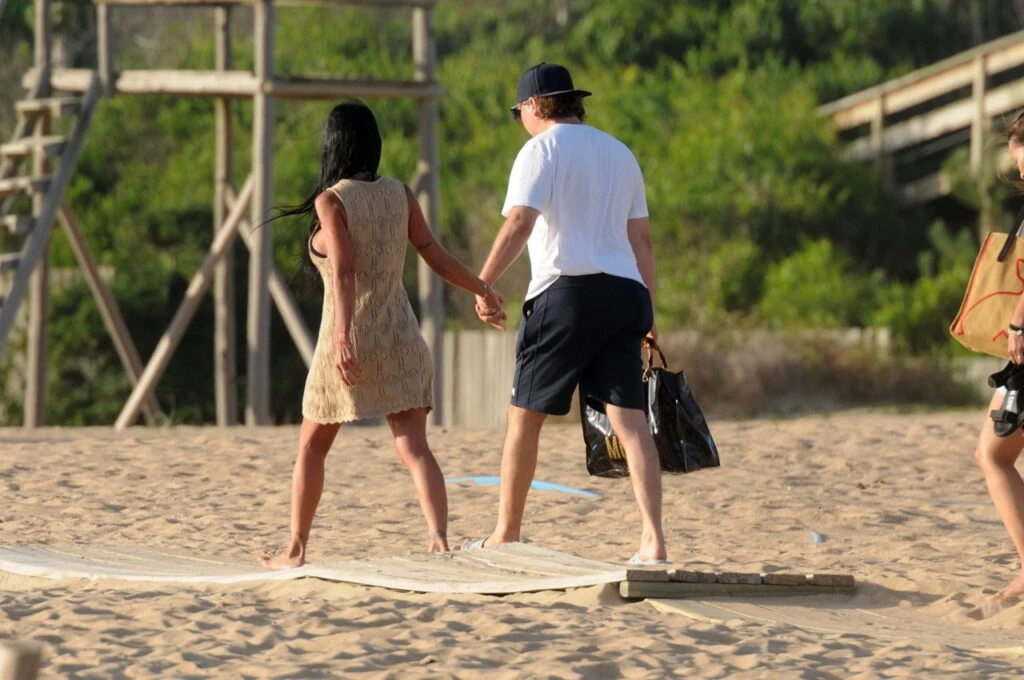 Cristian Castro y novia