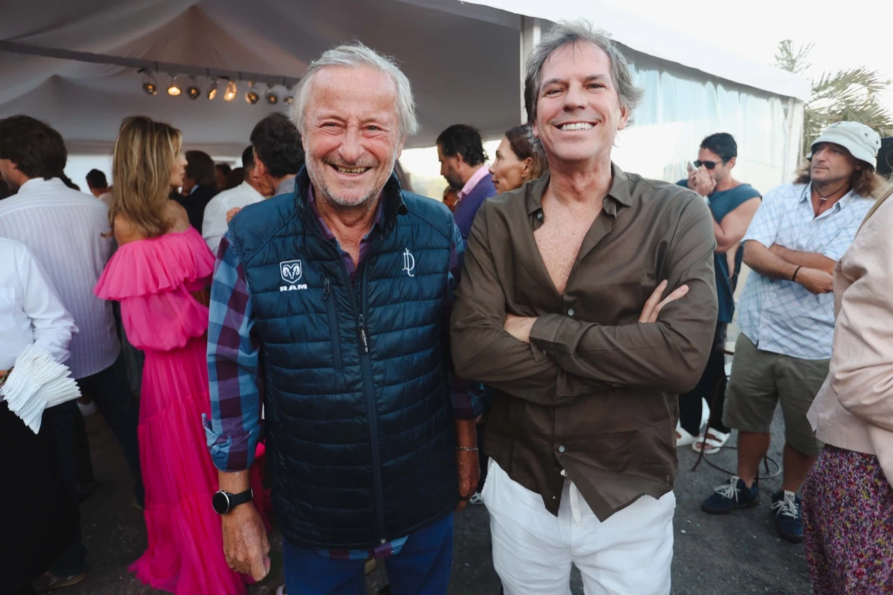 Cristiano Rattazzi y Alec Oxenford en la inauguración de la Fundación Cervieri Monsuárez