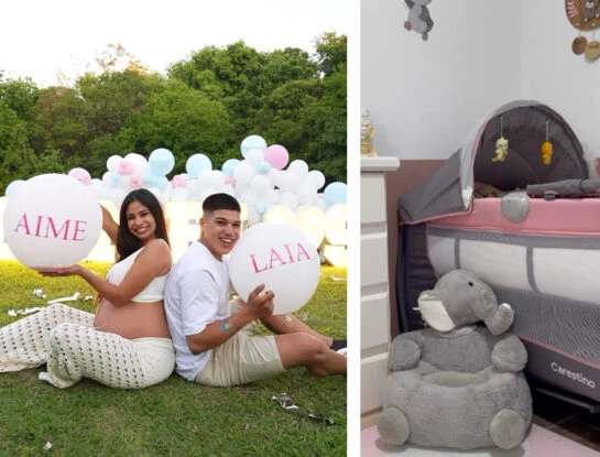 Así es la habitación de Laia y Aimé, las gemelas de Daniela Celis y Thiago Medina que nacieron el 29 de enero