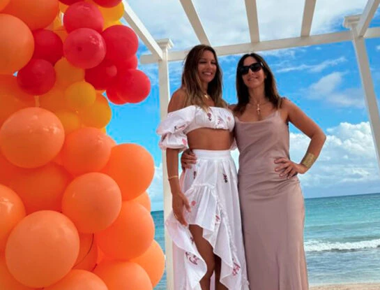 El romántico look de Pampita para festejar su cumpleaños en México