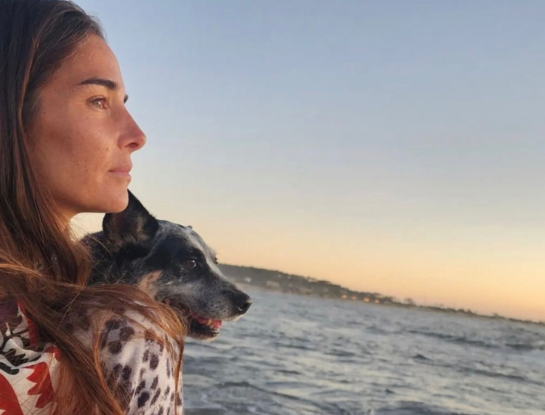 El tierno mensaje de Juana Viale a Tota, su perra de 11 años
