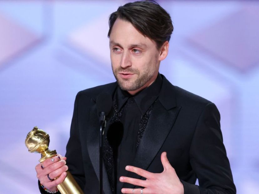 El picante mensaje que le dijo Kieran Culkin a Pedro Pascal cuando ganó el Globo de Oro