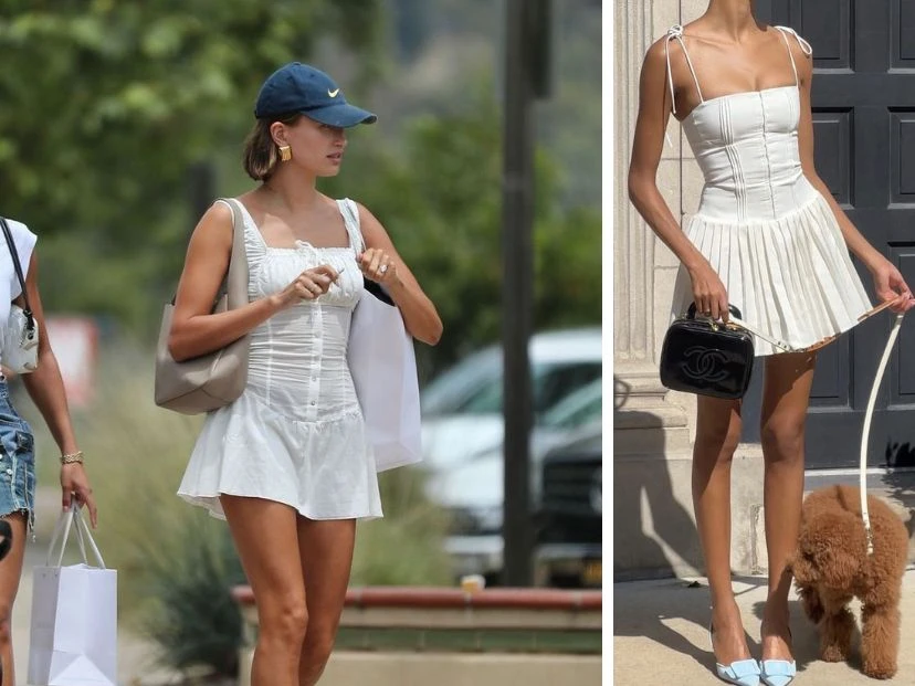 Alerta tendencia: Así se llevan los ‘low waist dress’, la prenda que más ama Hailey Bieber y súper chic para el verano
