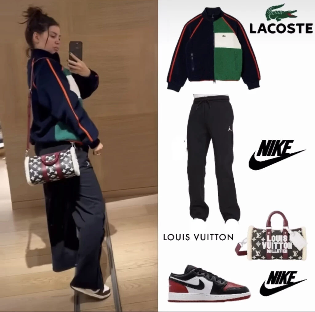 El look sporty chic de Wanda Nara en Turquía Foto: Instagram. 