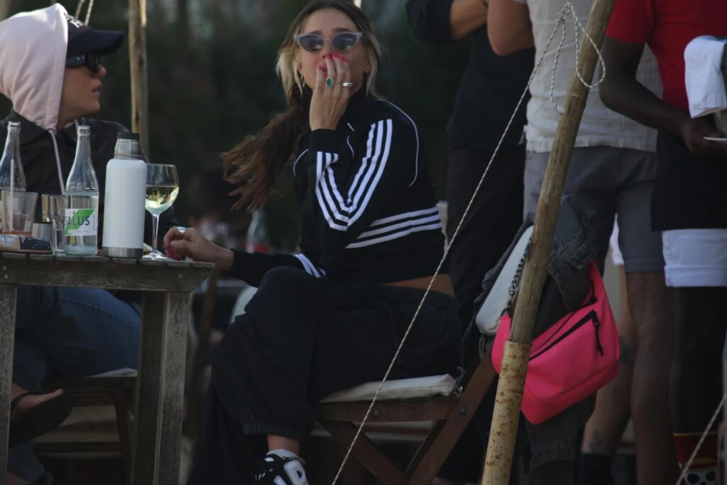 El look sporty de Lucía Celasco. Foto: RS Fotos.