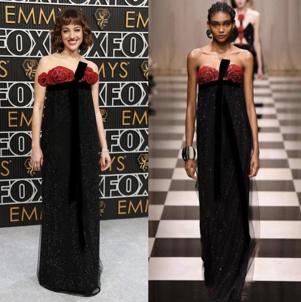 Beatrice Grannó en los Premios Emmy. Foto: Instagram.