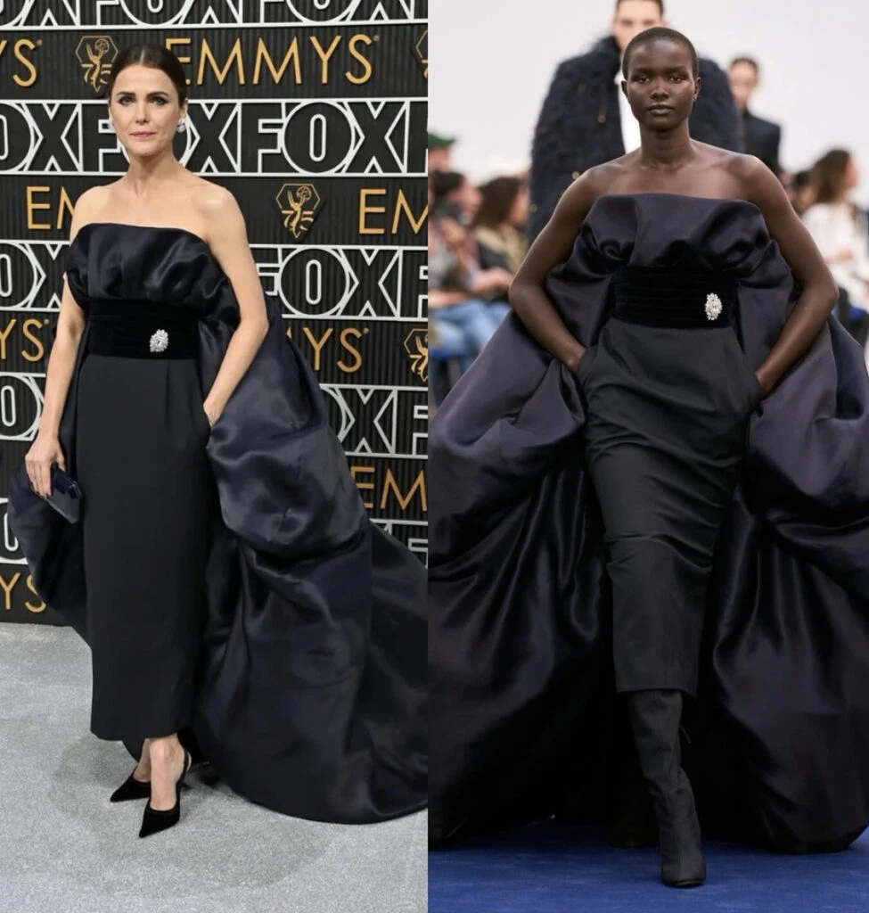 Kery Russell en los Premios Emmy. Foto: Instagram.