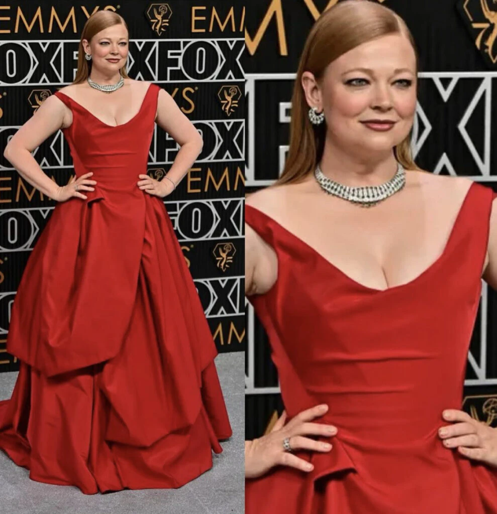 Sarah Snook en los Premios Emmy. Foto: Instagram.