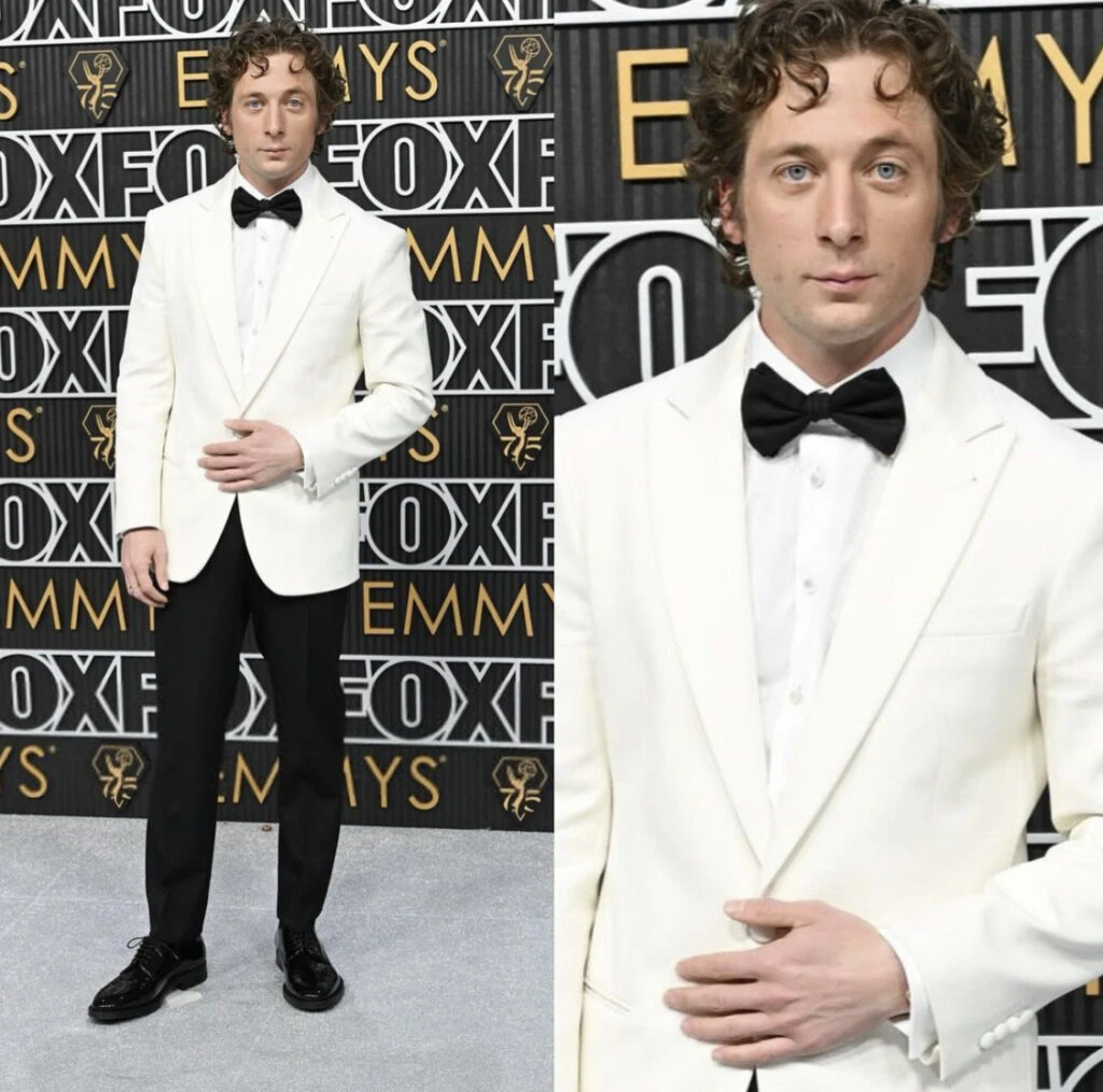 Jeremy Allen White en los Premios Emmy. Foto: Instagram.